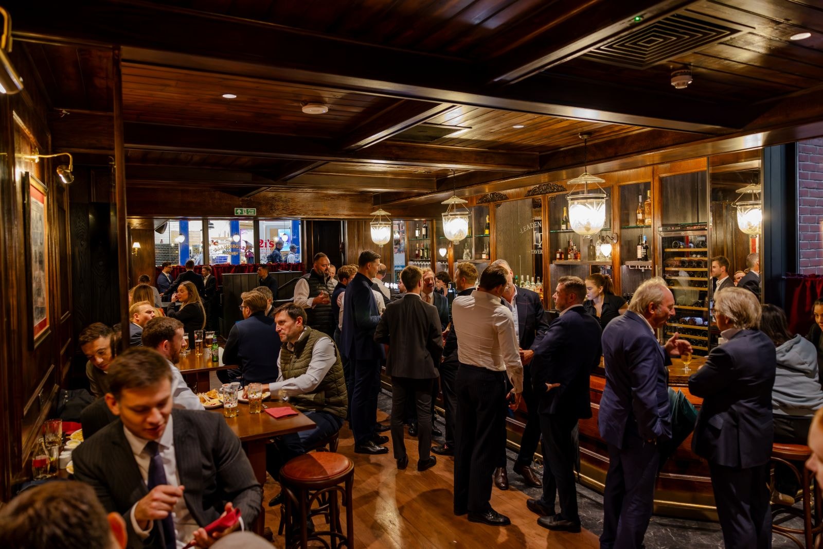 The Grill Room dining area at The Leadenhall Tavern