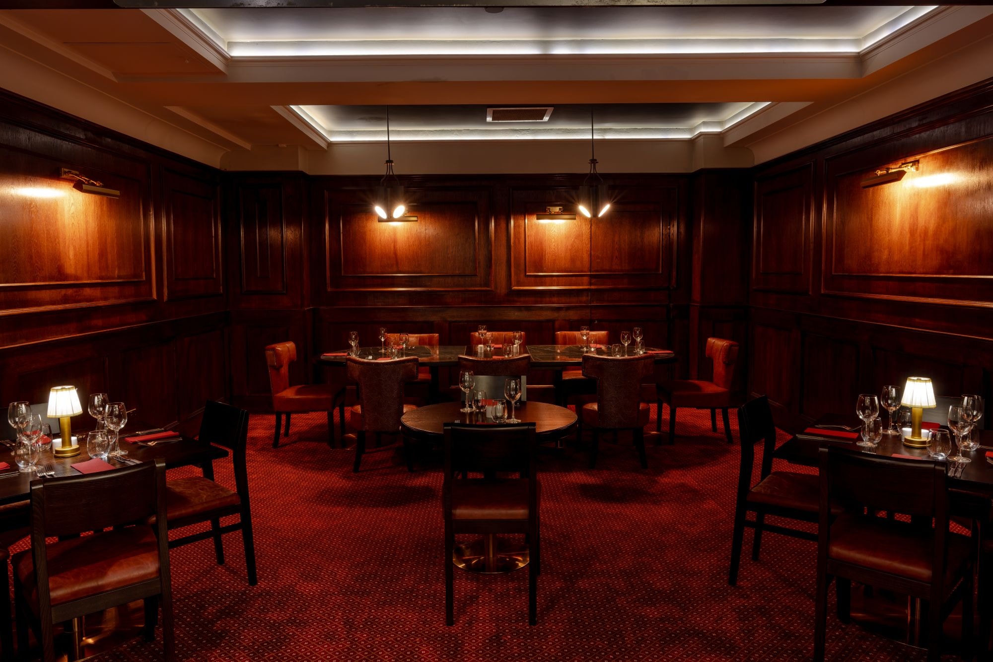 Private dining room at The Leadenhall Tavern