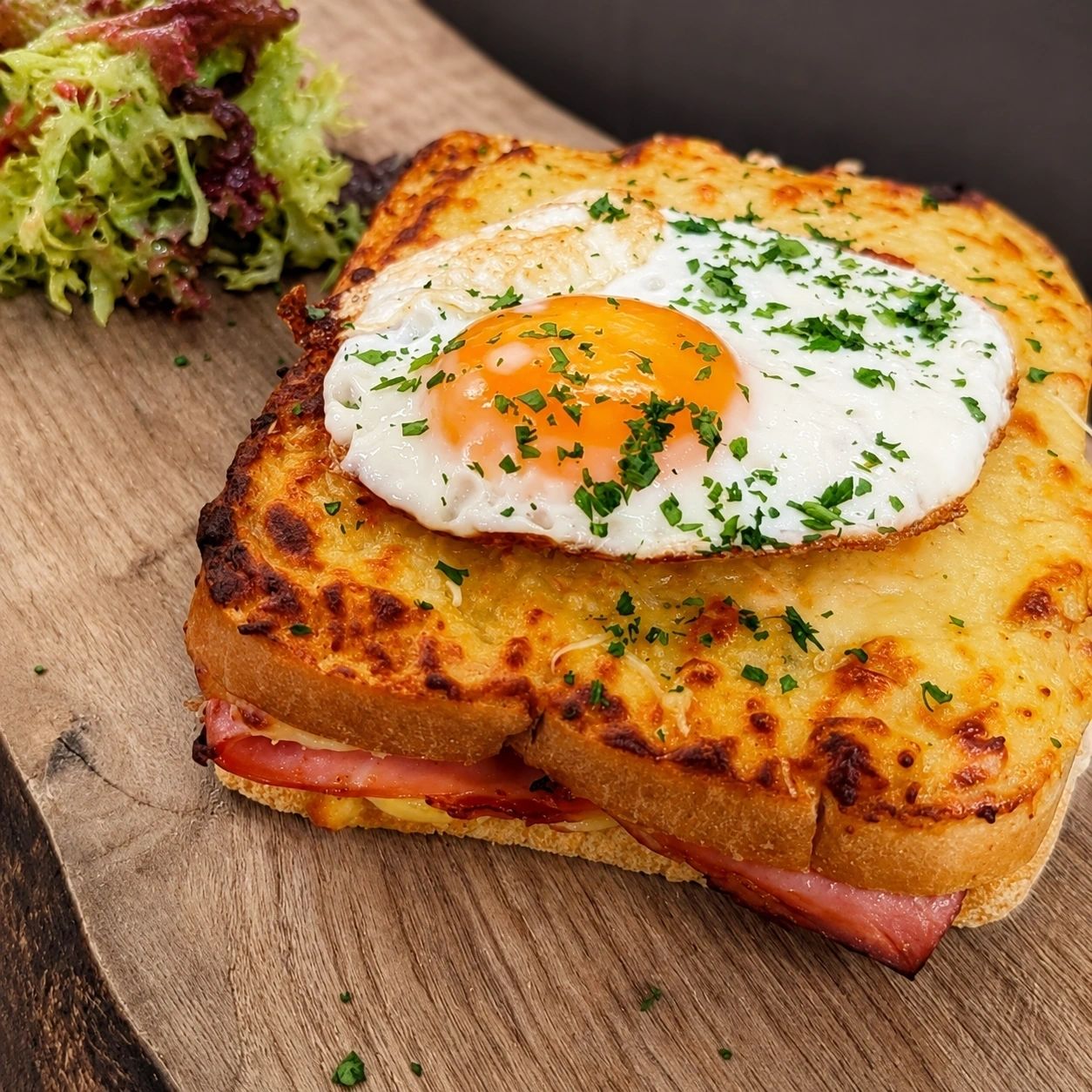 Open faced sandwich